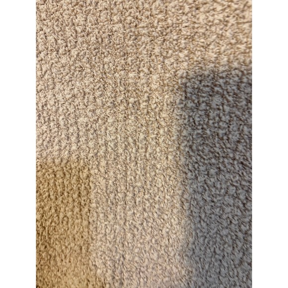 Aerie Tan Beige Cropped Teddy Popcorn Knit Crewneck Sweater Womens Size Medium - Picture 4 of 4